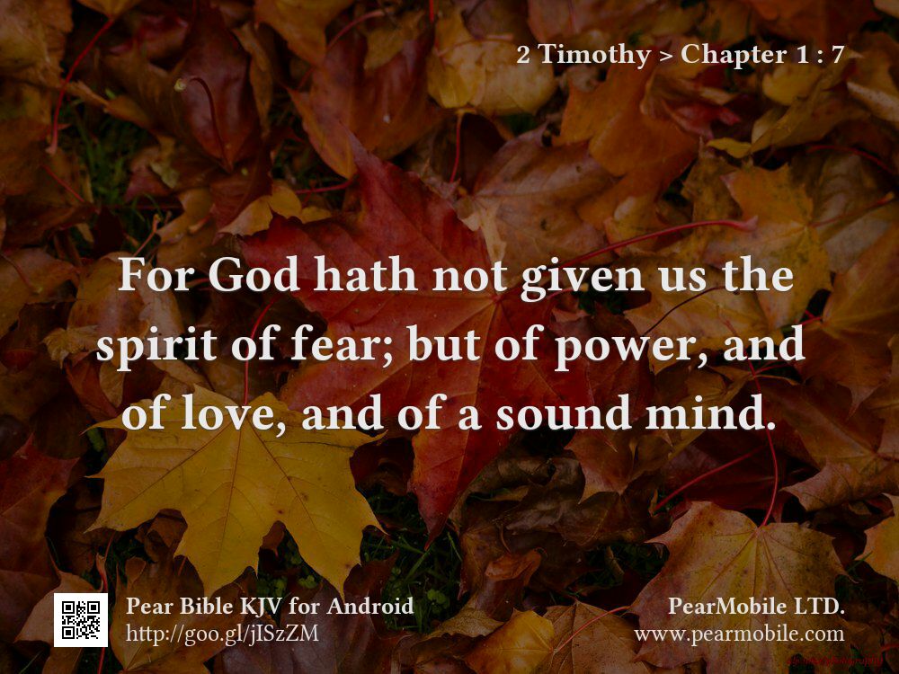 2 Timothy, Chapter 1:7